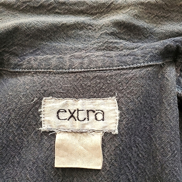 Vintage EXTRA Authentic Sportwear Denim Vest 80's - Picture 10 of 10